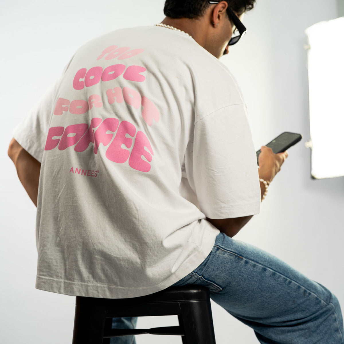 TOO COOL FOR HOT COFFEE T-SHIRT